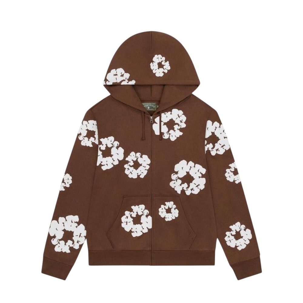 (BROWN) The Cotton Wreath Hoodie